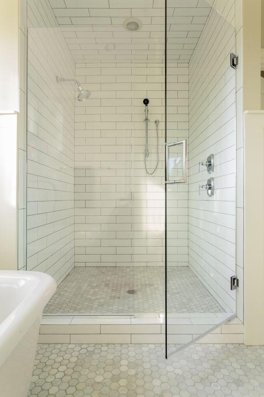 Sleek Glass Shower Enclosure