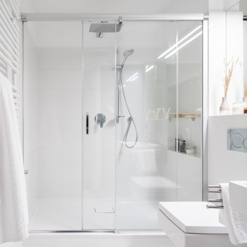 Elegant Shower with Niche